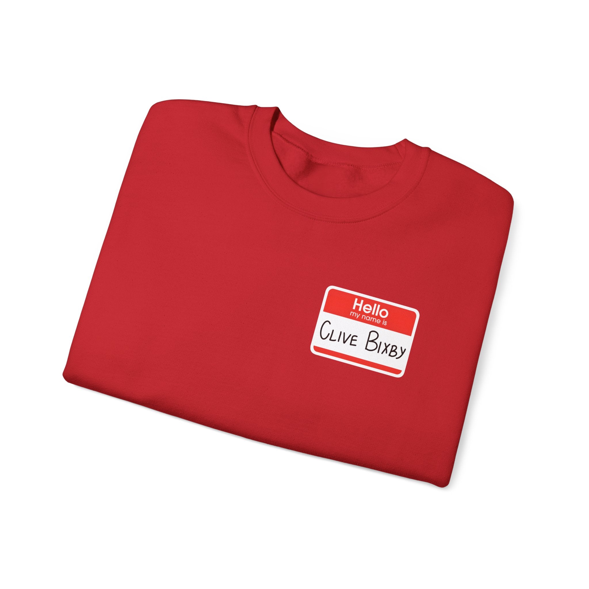 Clive Bixby Name-Tag Sweatshirt