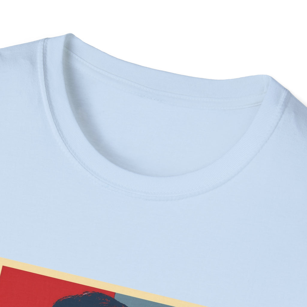 Dunphy Poster-Style Graphic T-Shirt — Retro Pop Art Portrait Tee