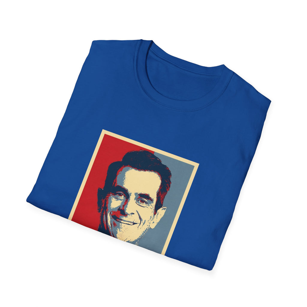 Dunphy Poster-Style Graphic T-Shirt — Retro Pop Art Portrait Tee