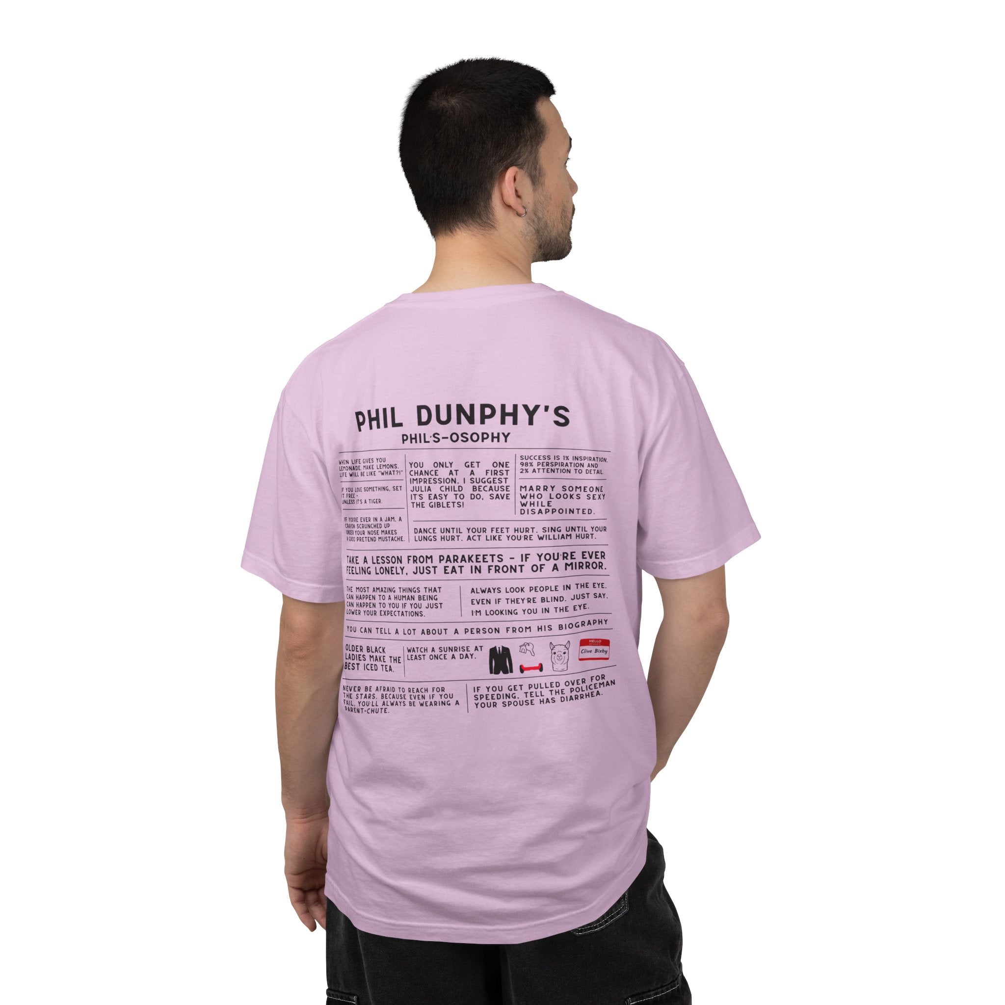 Phil's-Osophy back Print T-Shirt