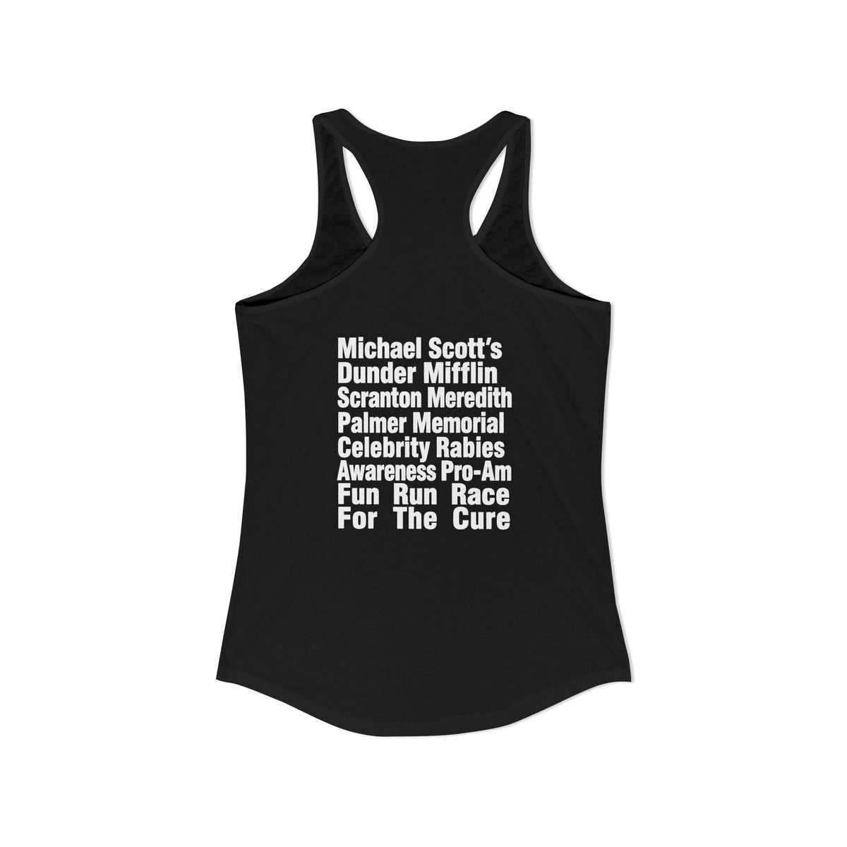 Michael Scott Fun Run Racerback TankTop
