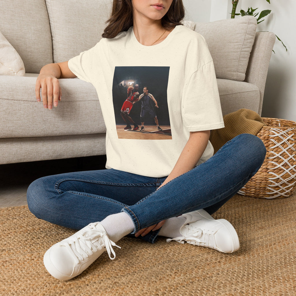 Michael vs Michael Basketball Action Tee