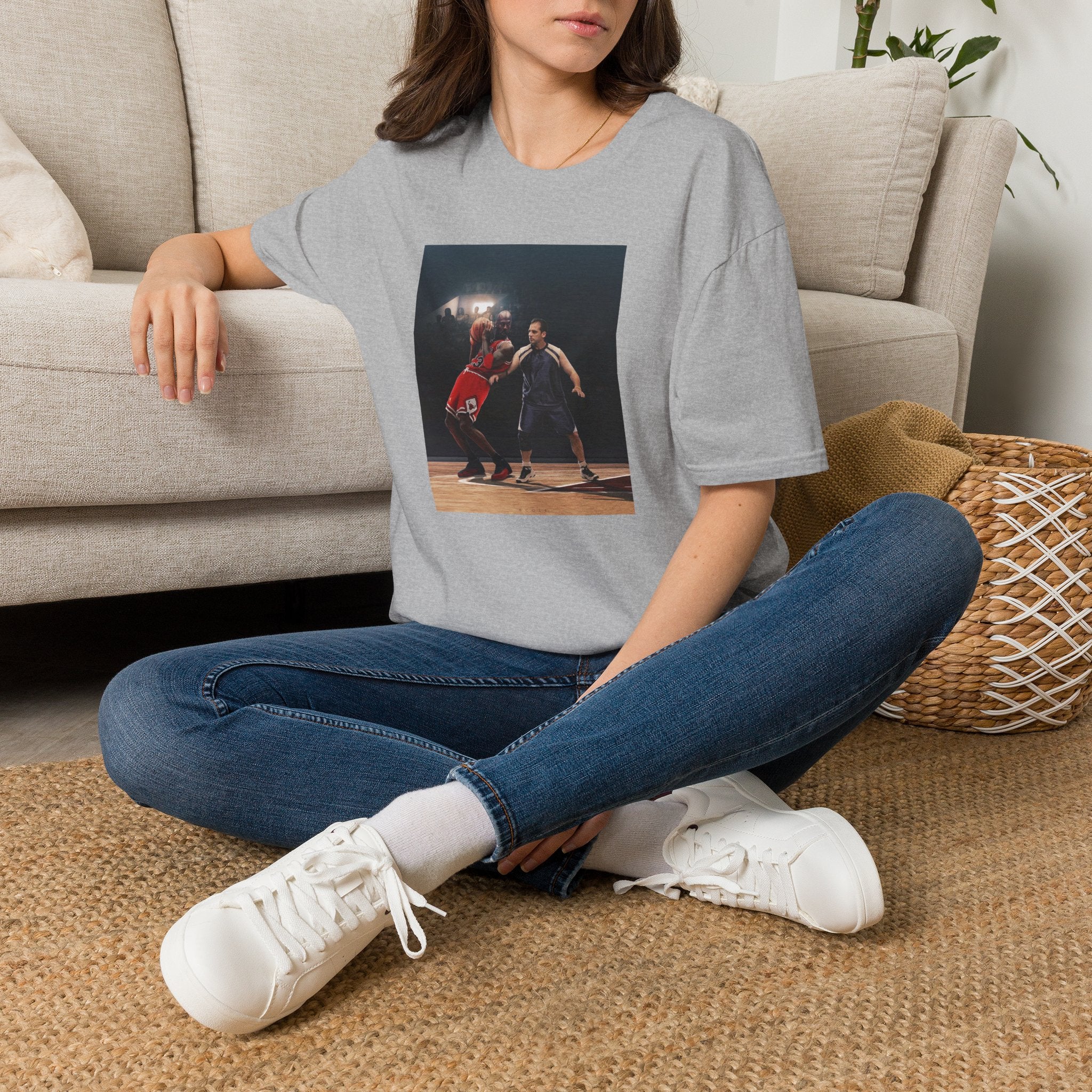 Michael vs Michael Basketball Action Tee