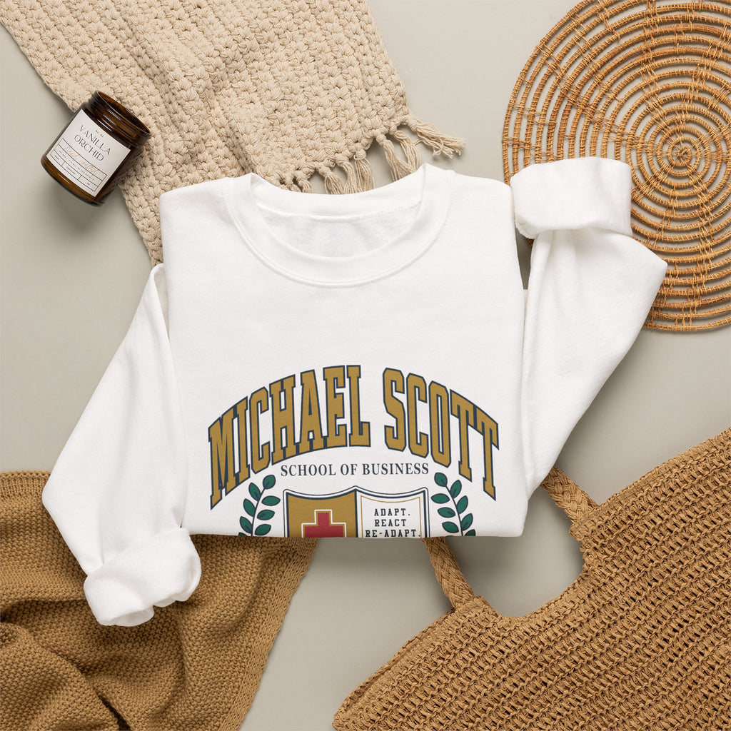 Michael Scott School of Business Crewneck Sweatshirt