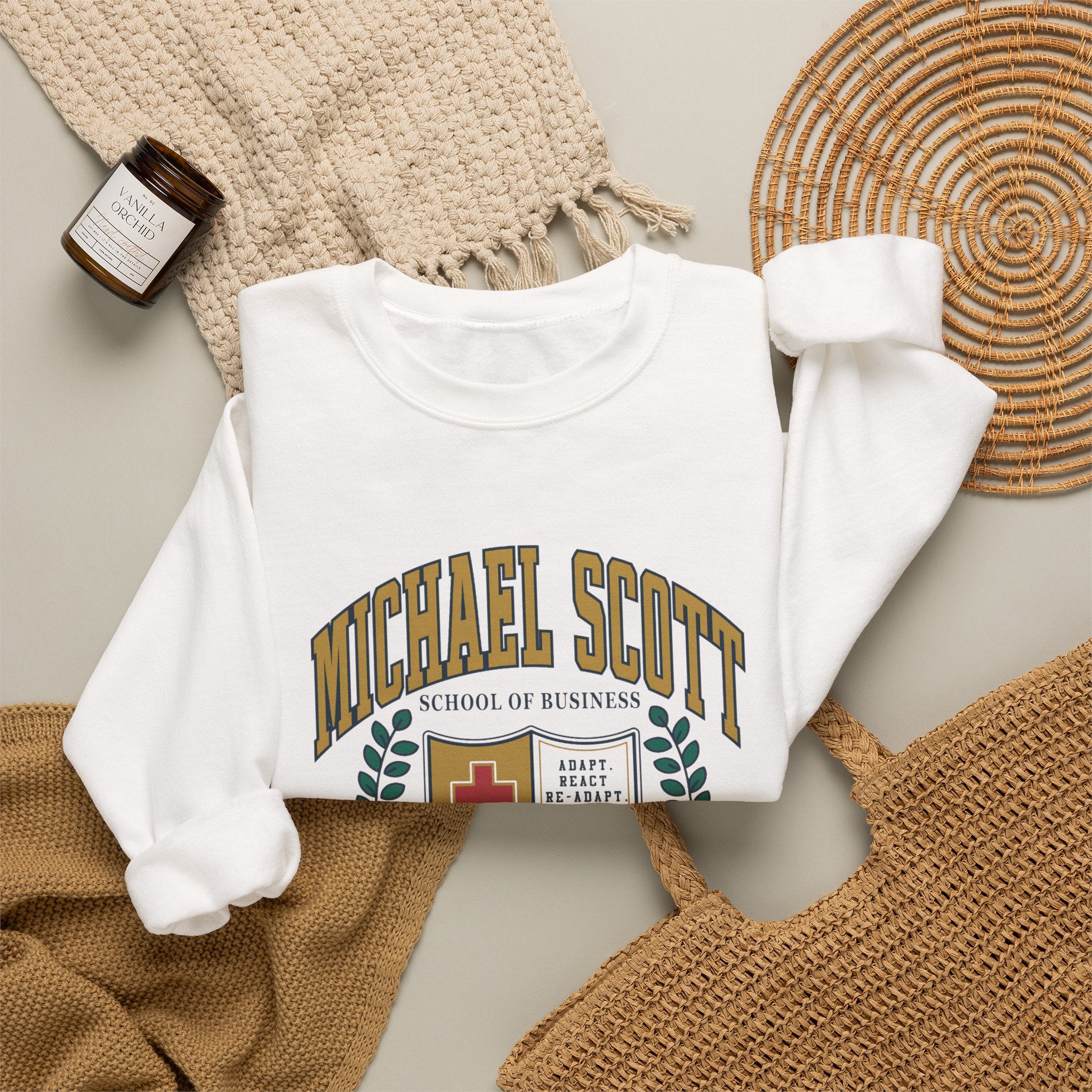 Michael Scott School of Business Crewneck Sweatshirt