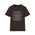 "Phil's-osophy: Life Lessons by Phil" Minimalist Inspirational T-shirt