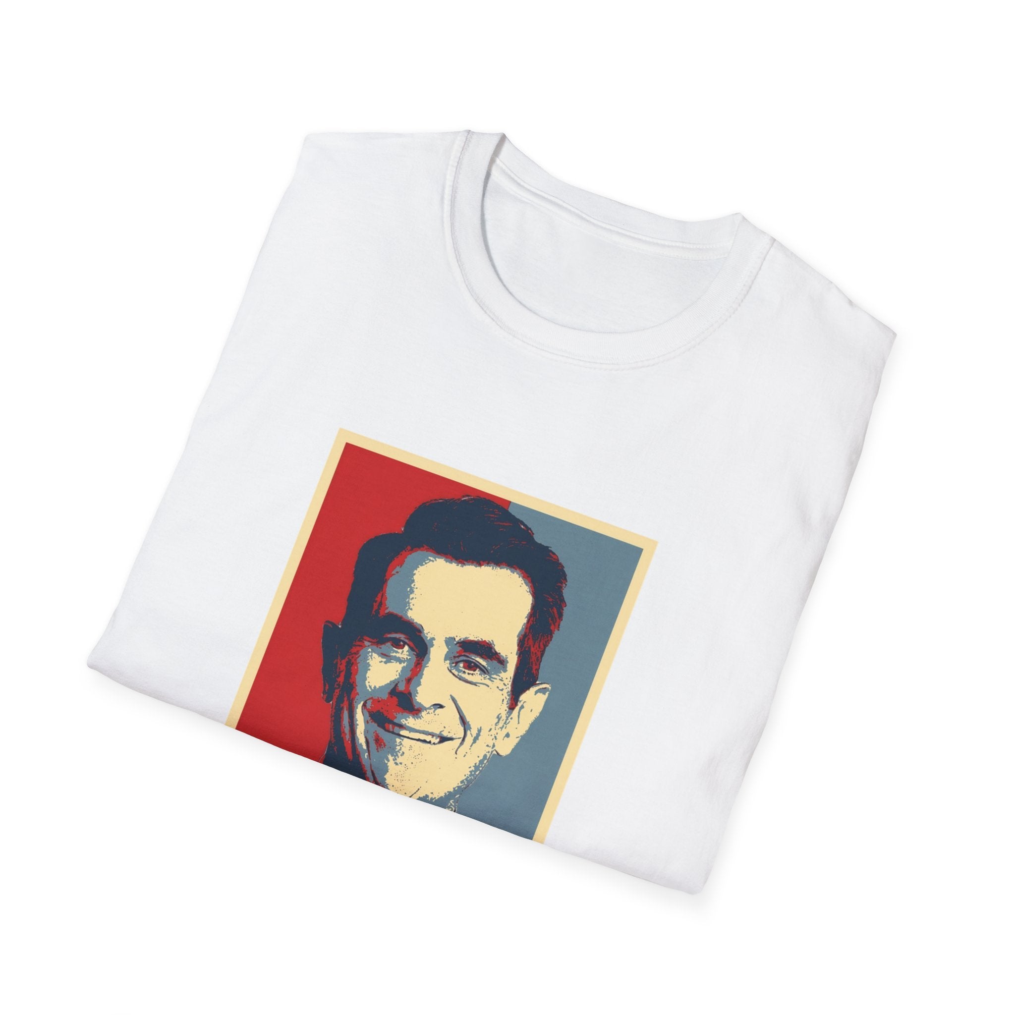 Dunphy Poster-Style Graphic T-Shirt — Retro Pop Art Portrait Tee