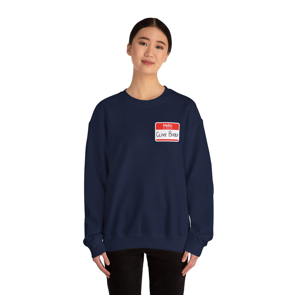 Clive Bixby Name-Tag Sweatshirt