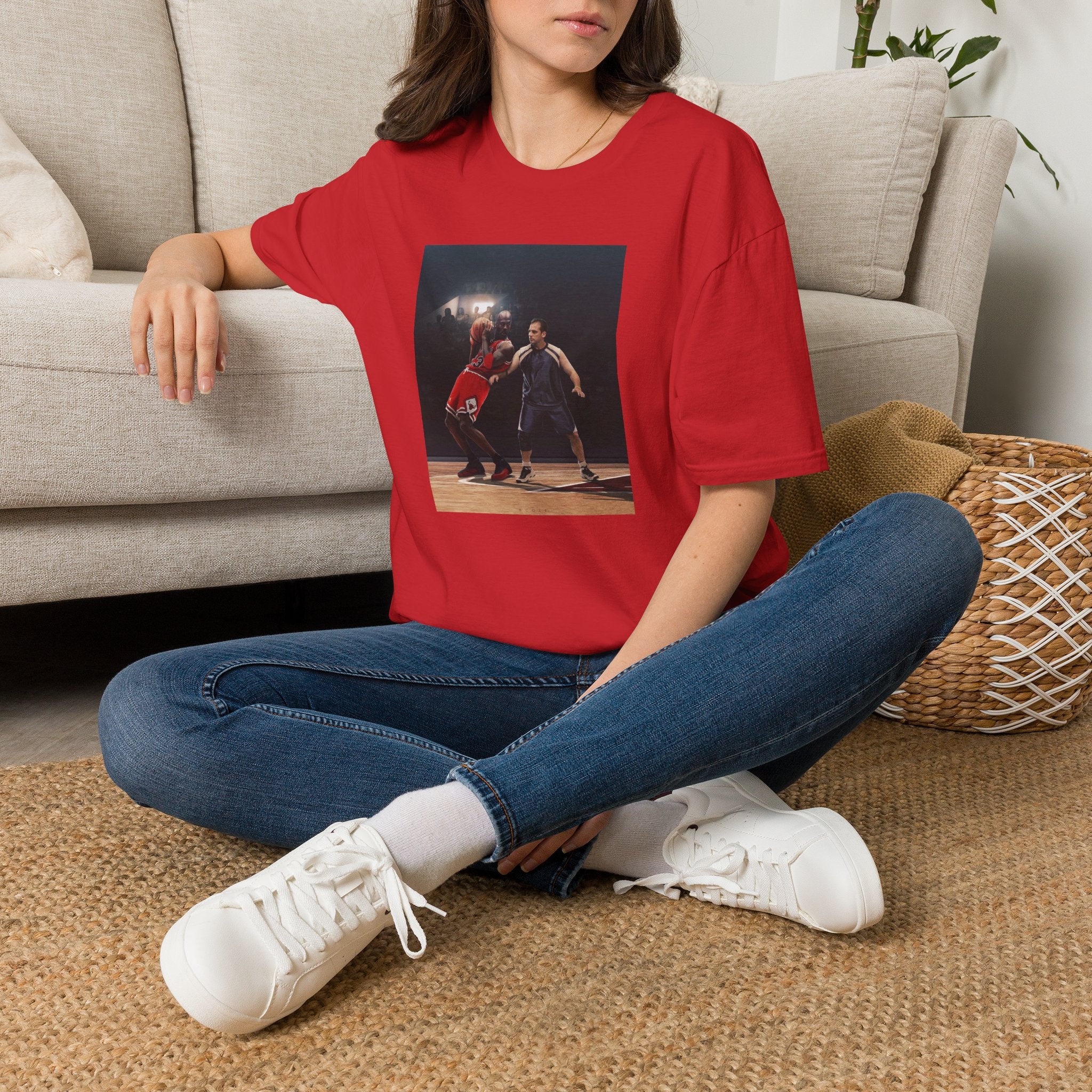Michael vs Michael Basketball Action Tee