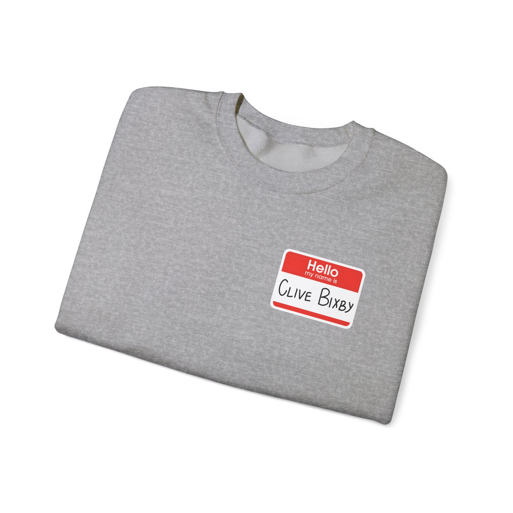 Clive Bixby Name-Tag Sweatshirt