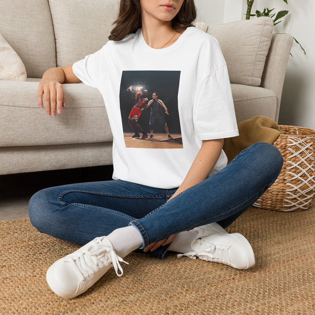 Michael vs Michael Basketball Action Tee
