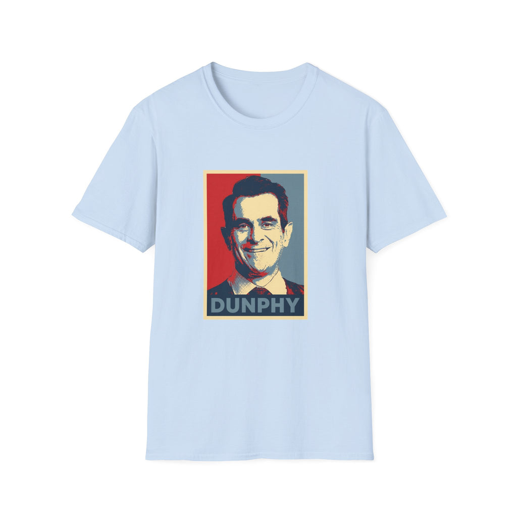 Dunphy Poster-Style Graphic T-Shirt — Retro Pop Art Portrait Tee