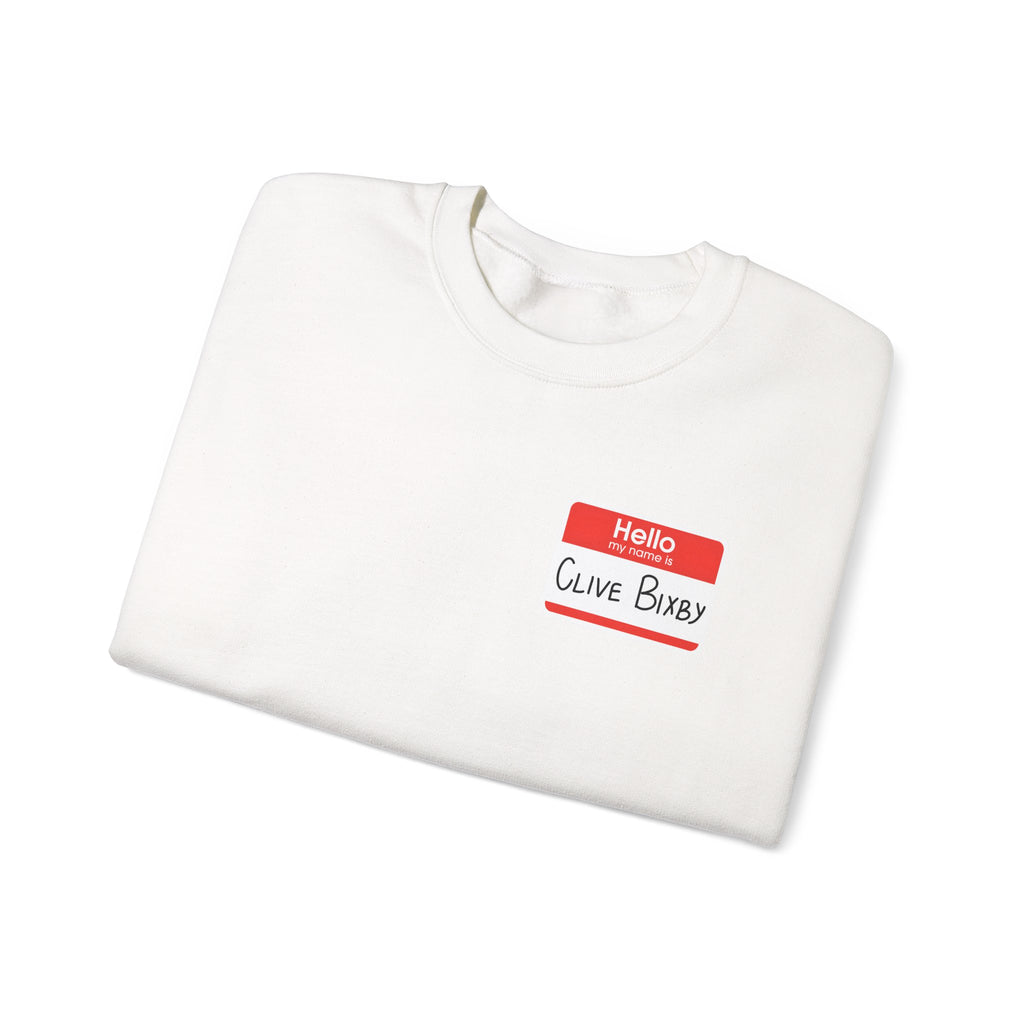 Clive Bixby Name-Tag Sweatshirt