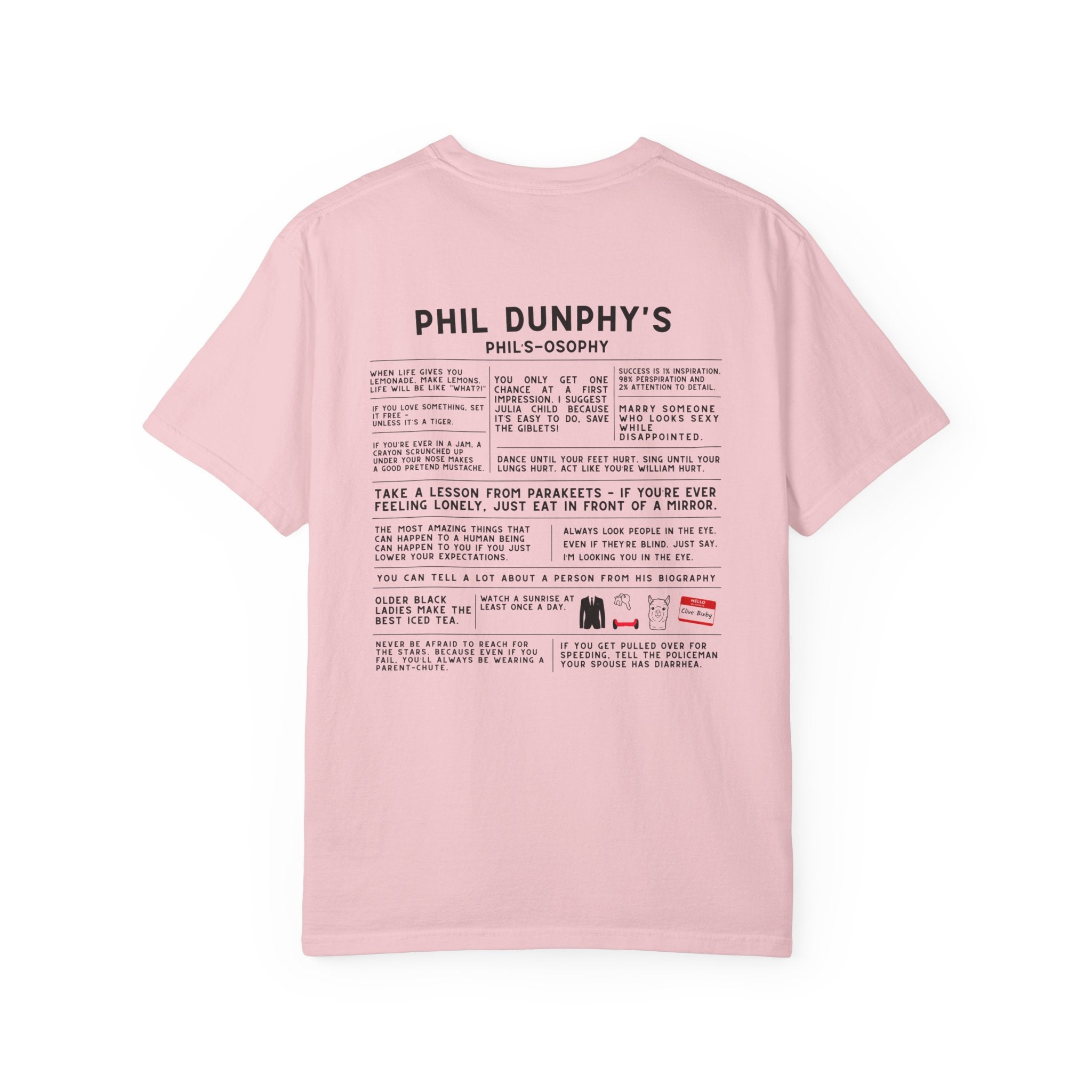 Phil's-Osophy back Print T-Shirt