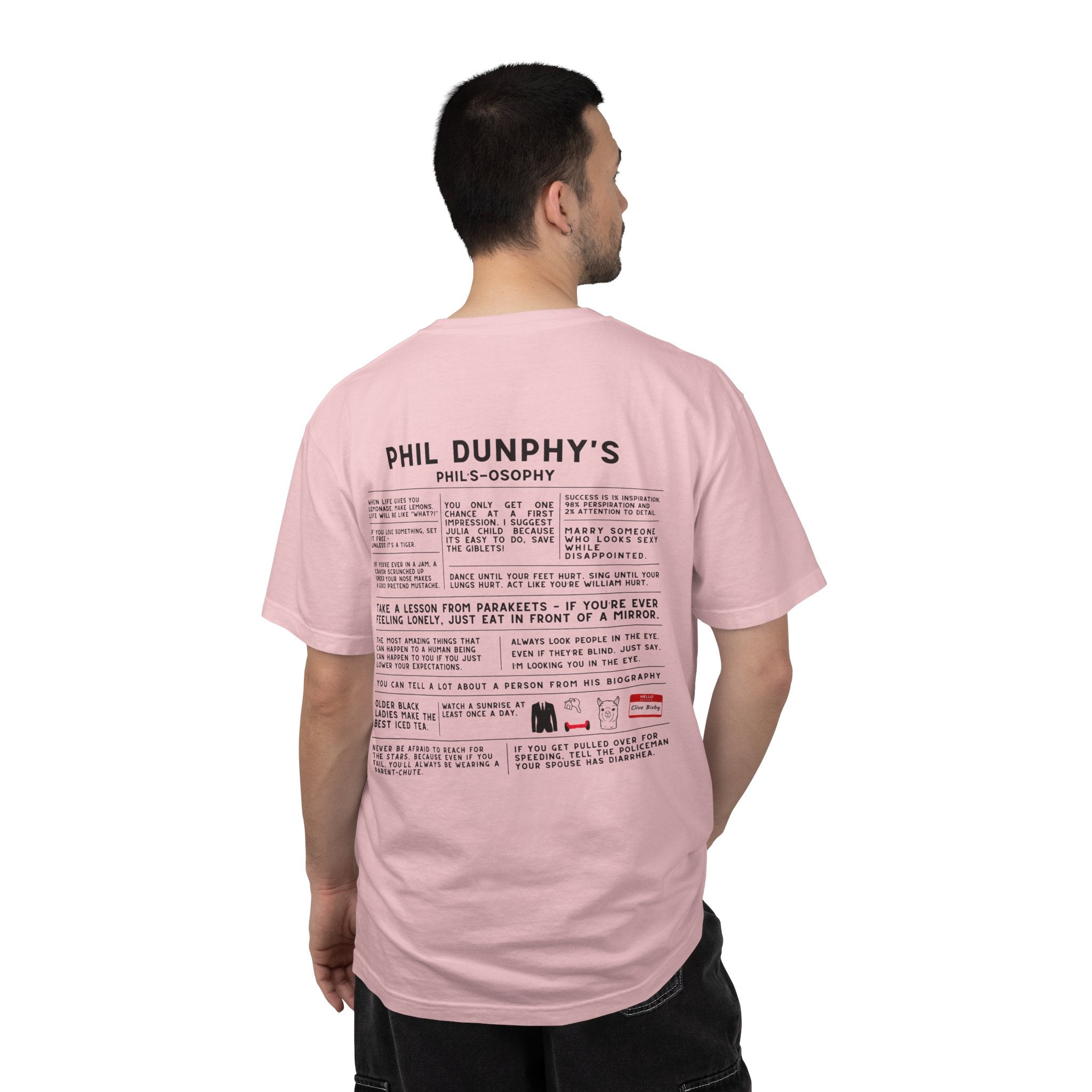 Phil's-Osophy back Print T-Shirt