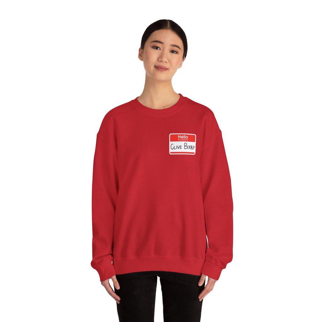 Clive Bixby Name-Tag Sweatshirt