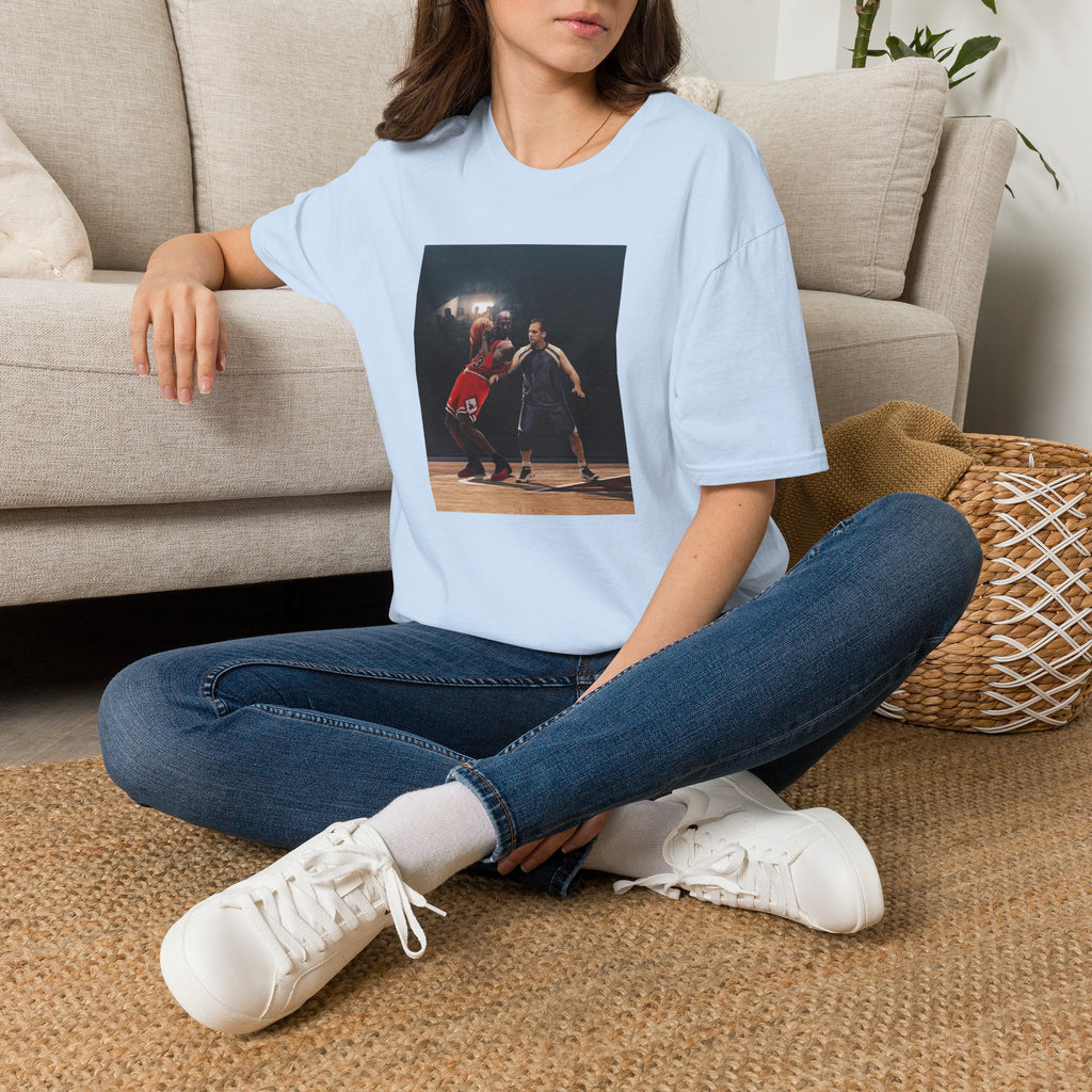 Michael vs Michael Basketball Action Tee