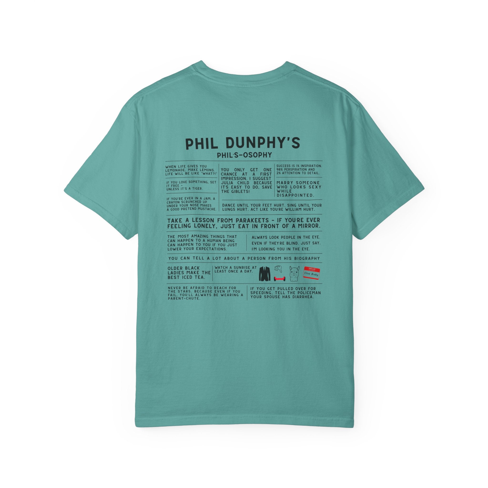 Phil's-Osophy back Print T-Shirt