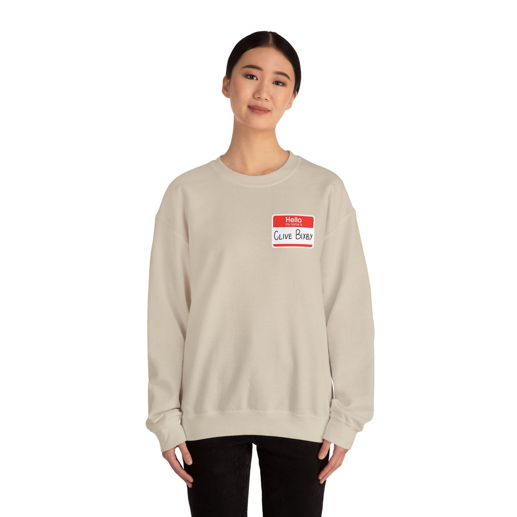 Clive Bixby Name-Tag Sweatshirt