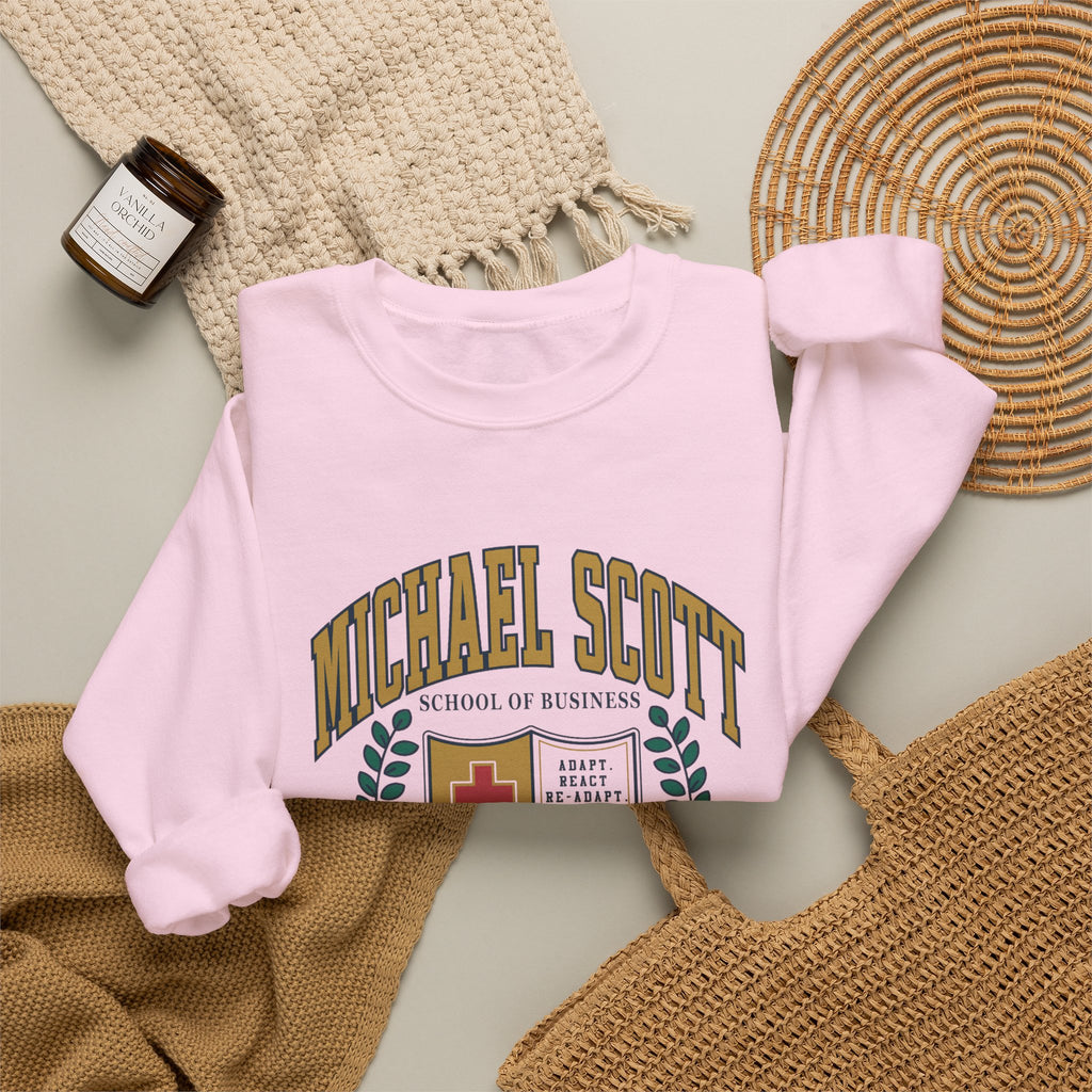 Michael Scott School of Business Crewneck Sweatshirt