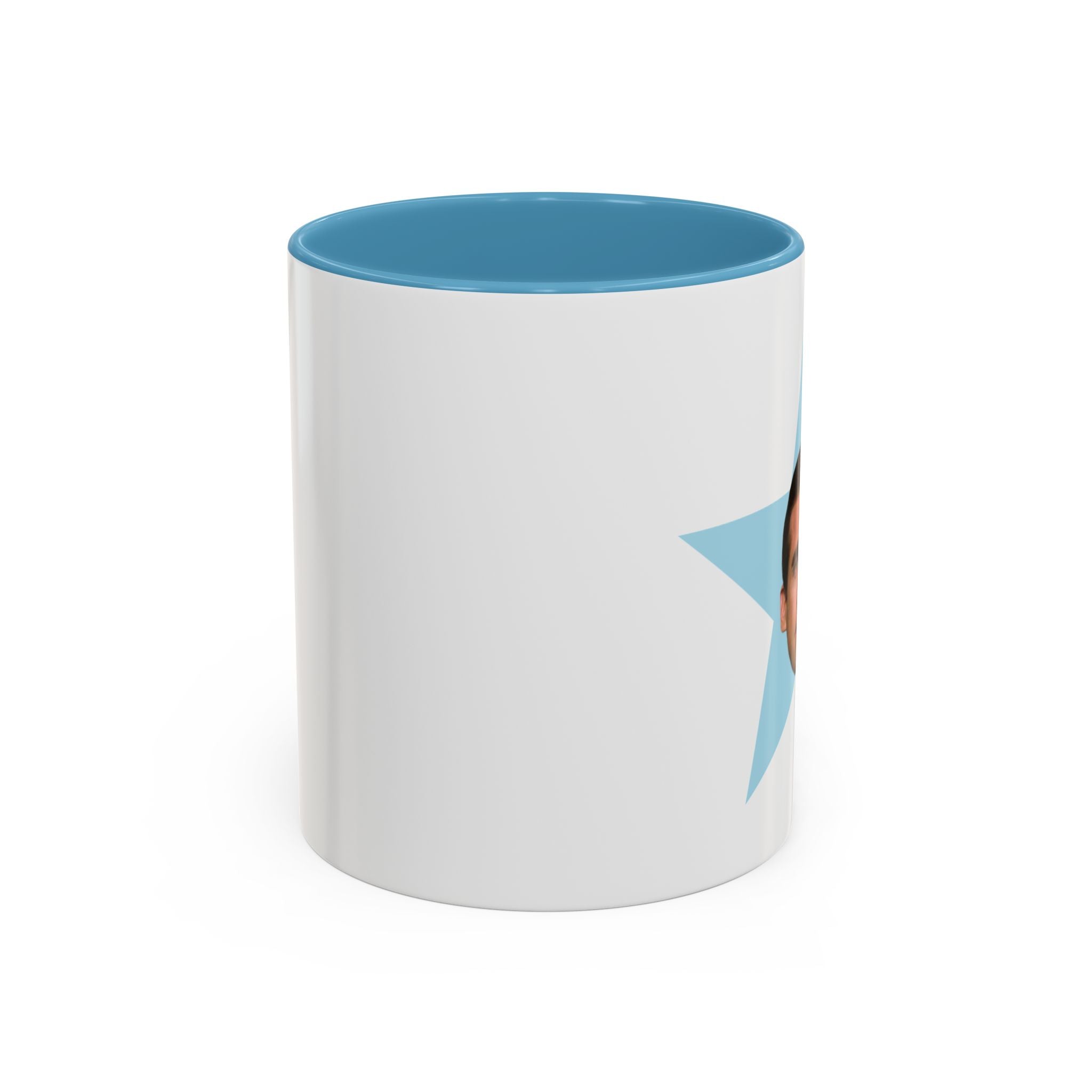 Michael Scott Star Face Accent Mug