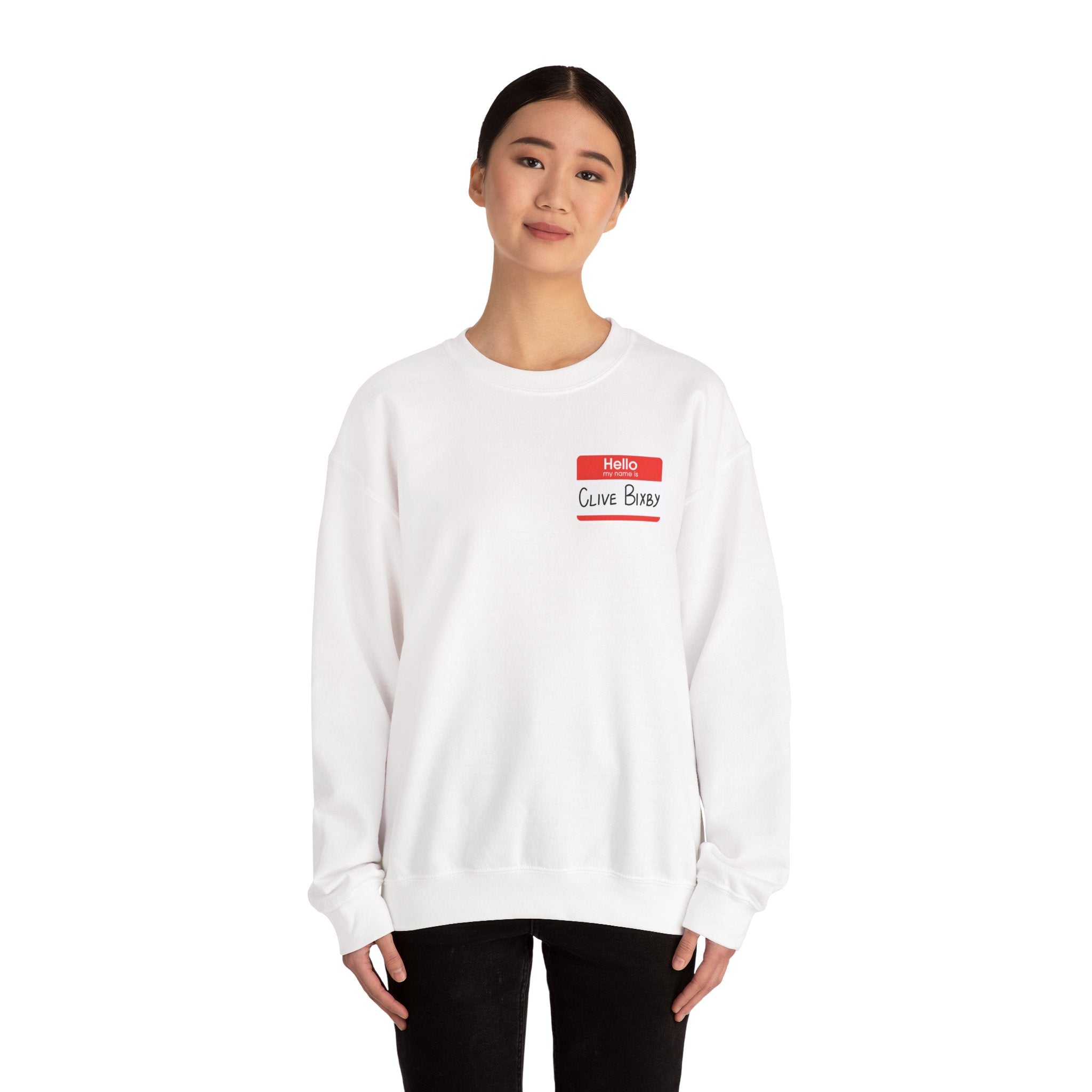 Clive Bixby Name-Tag Sweatshirt