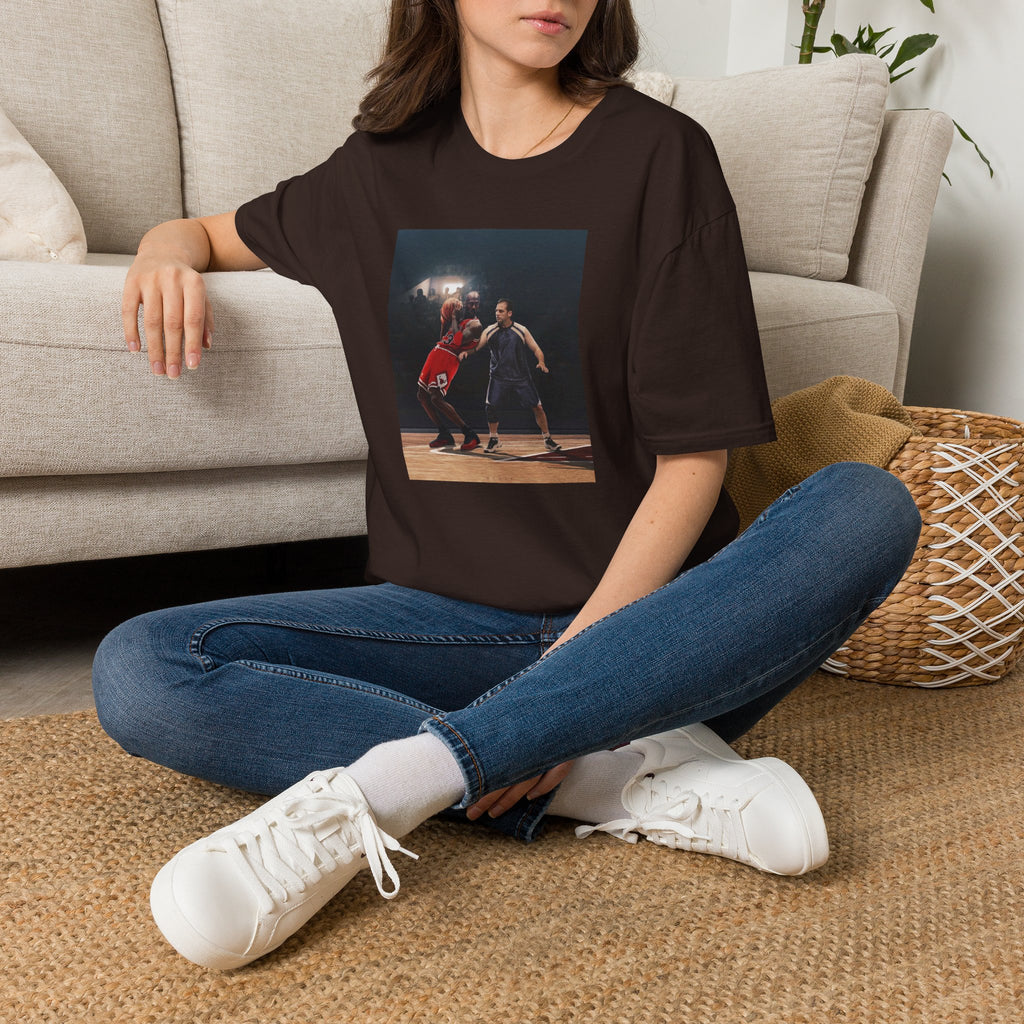 Michael vs Michael Basketball Action Tee