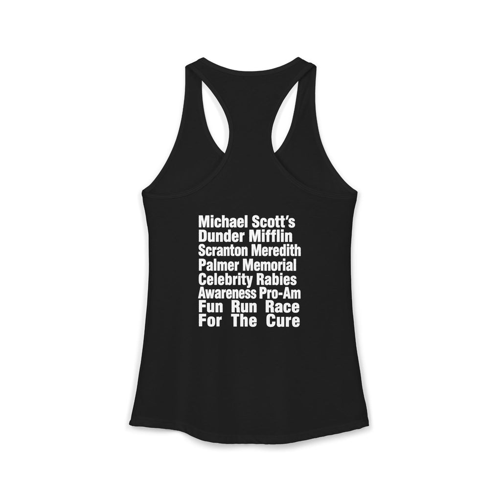 Michael Scott Fun Run Racerback TankTop