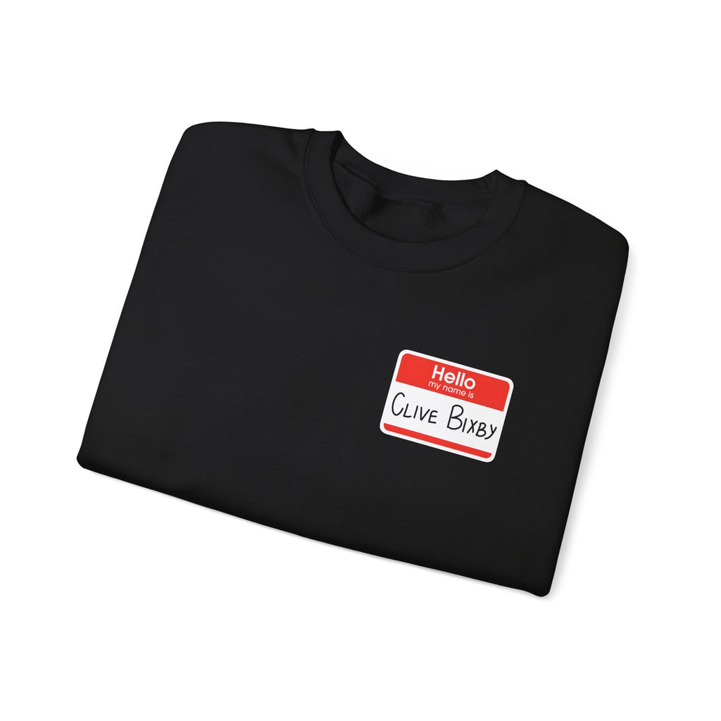 Clive Bixby Name-Tag Sweatshirt
