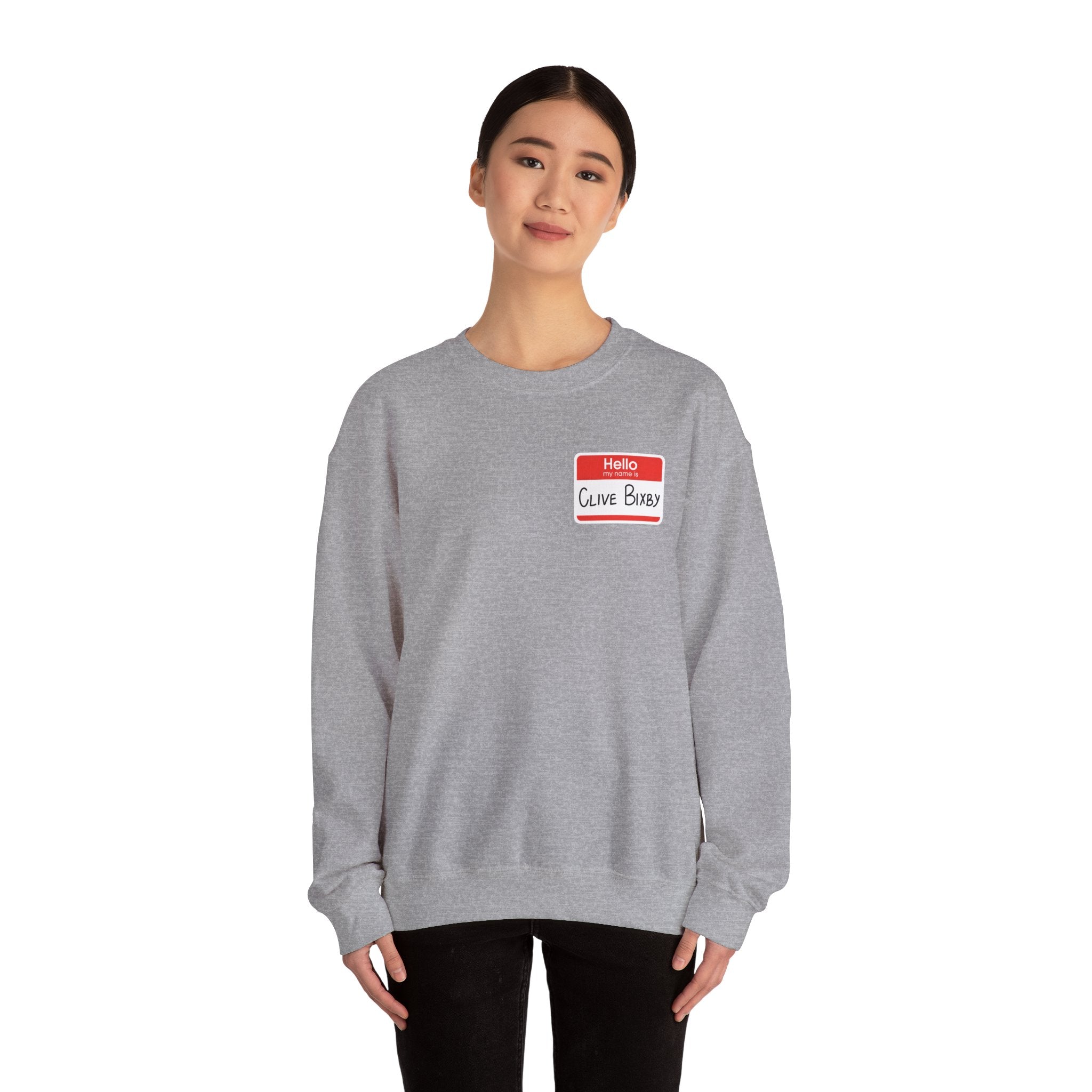 Clive Bixby Name-Tag Sweatshirt
