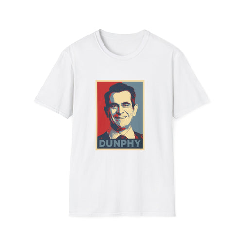 Dunphy Poster-Style Graphic T-Shirt — Retro Pop Art Portrait Tee