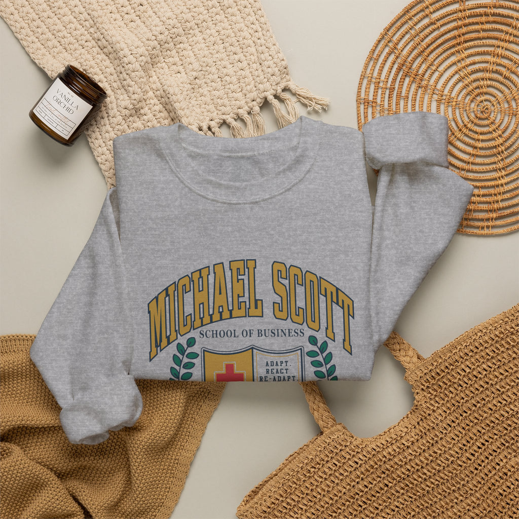 Michael Scott School of Business Crewneck Sweatshirt