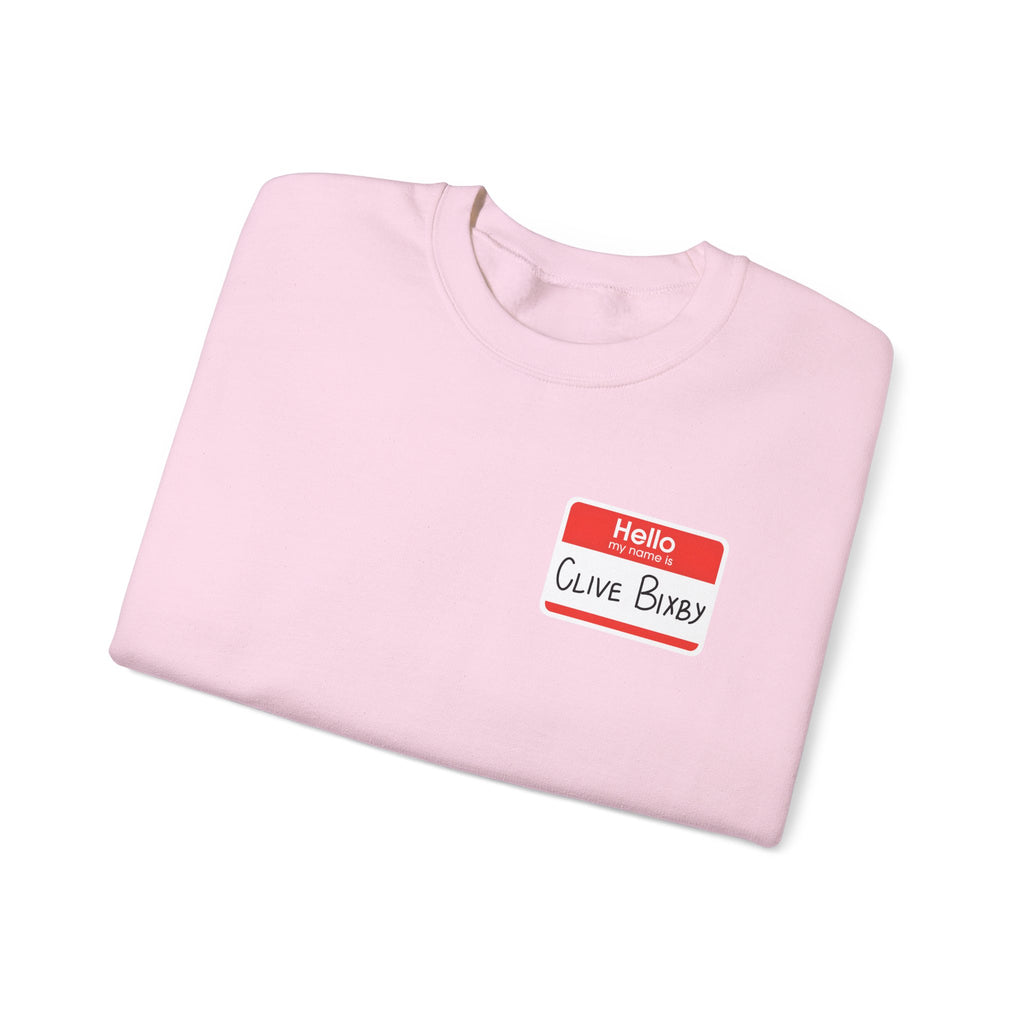 Clive Bixby Name-Tag Sweatshirt
