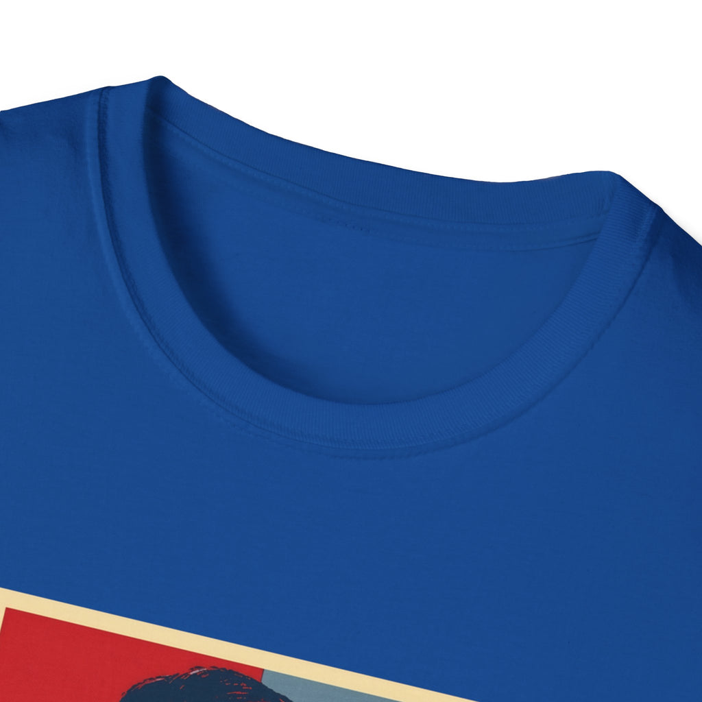 Dunphy Poster-Style Graphic T-Shirt — Retro Pop Art Portrait Tee