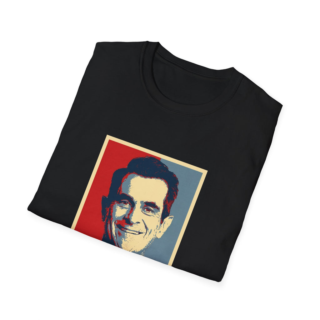 Dunphy Poster-Style Graphic T-Shirt — Retro Pop Art Portrait Tee