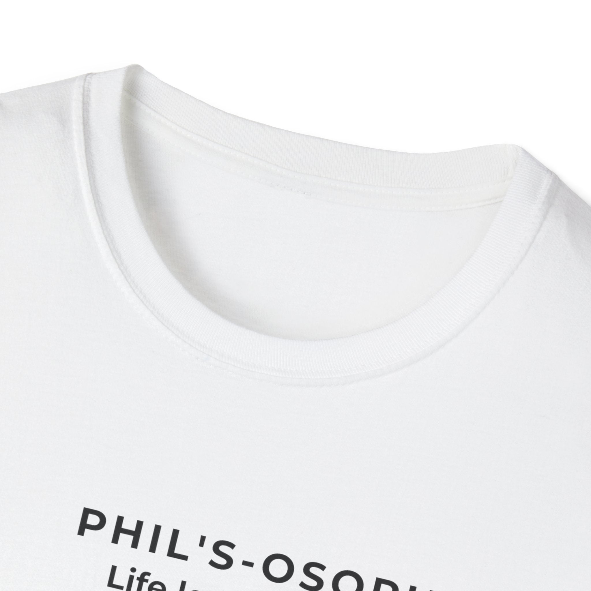 Philosophy modern family T-Shirt — "Phil's-osophy: Life Lessons by Phil" Minimalist Tee