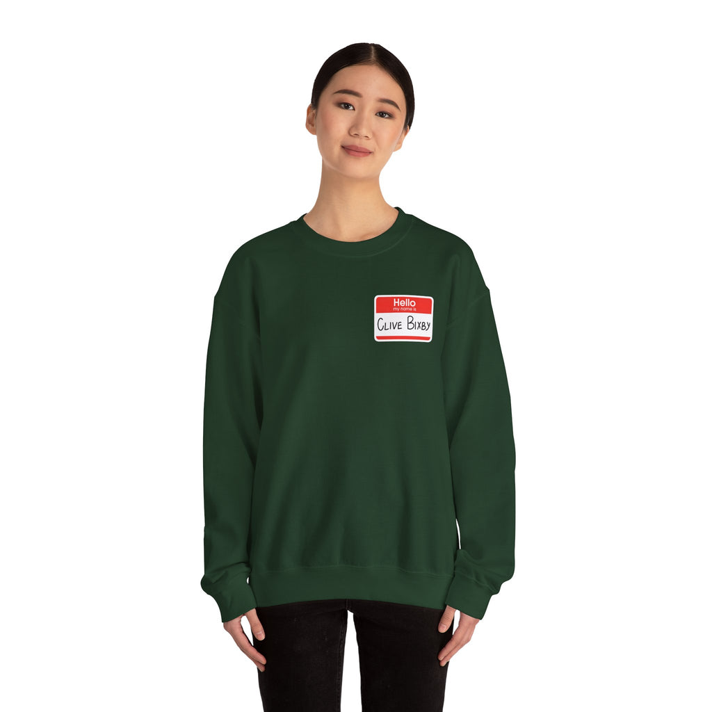 Clive Bixby Name-Tag Sweatshirt
