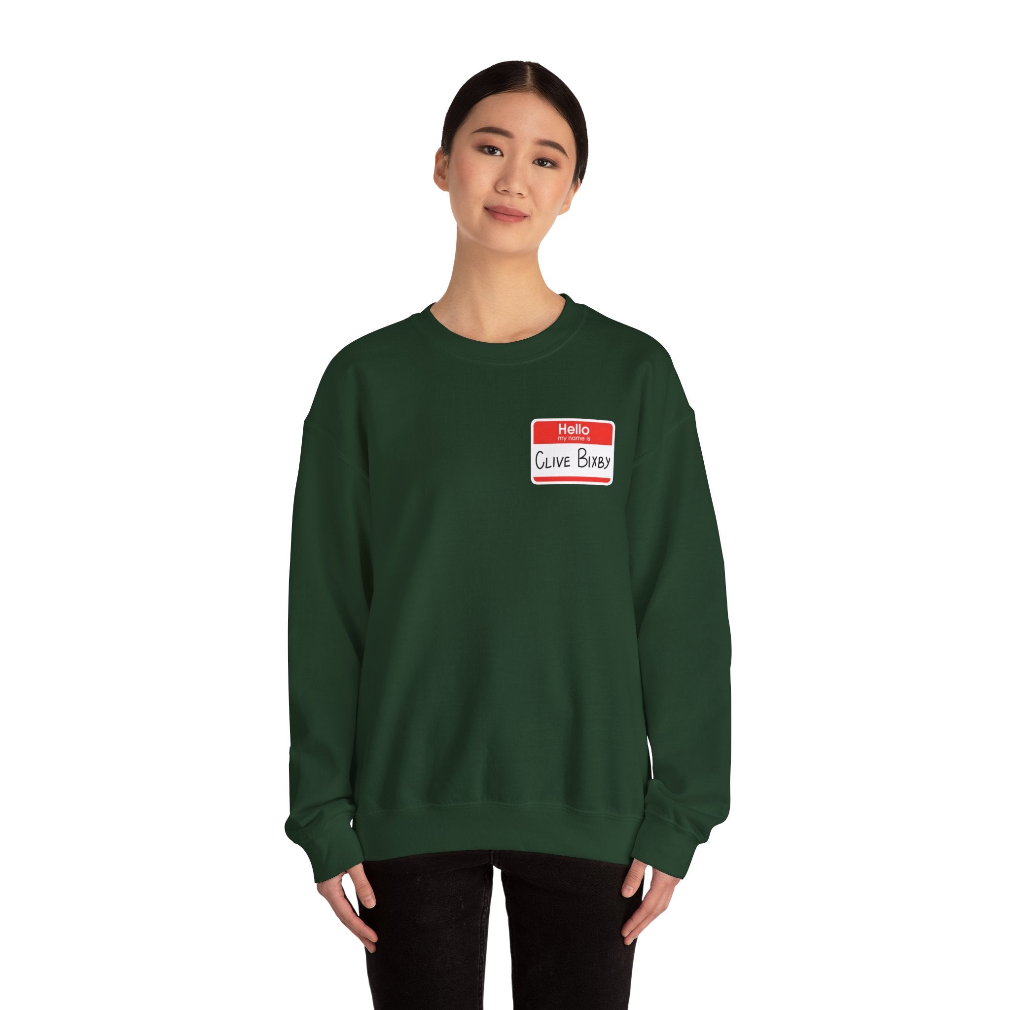 Clive Bixby Name-Tag Sweatshirt