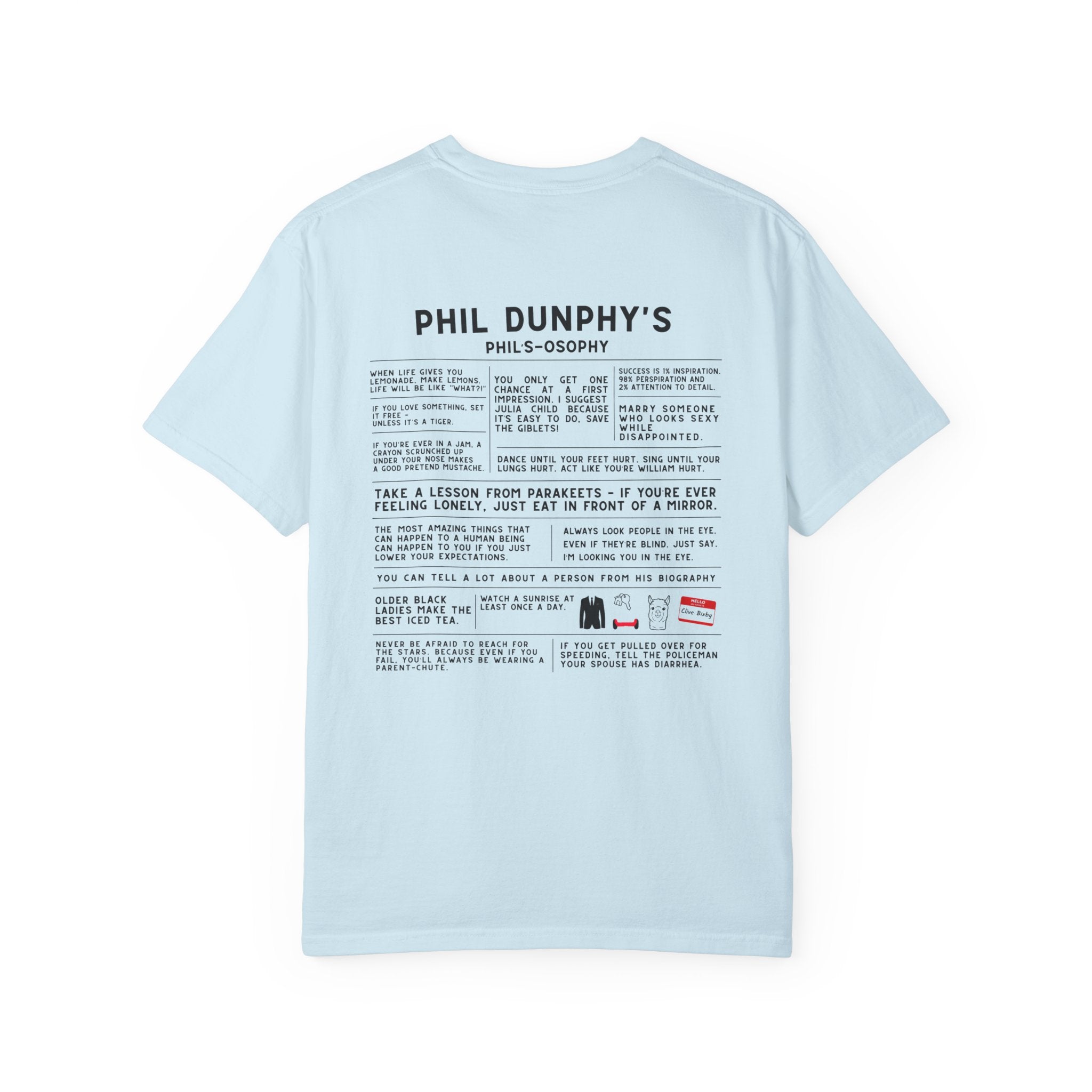 Phil's-Osophy back Print T-Shirt