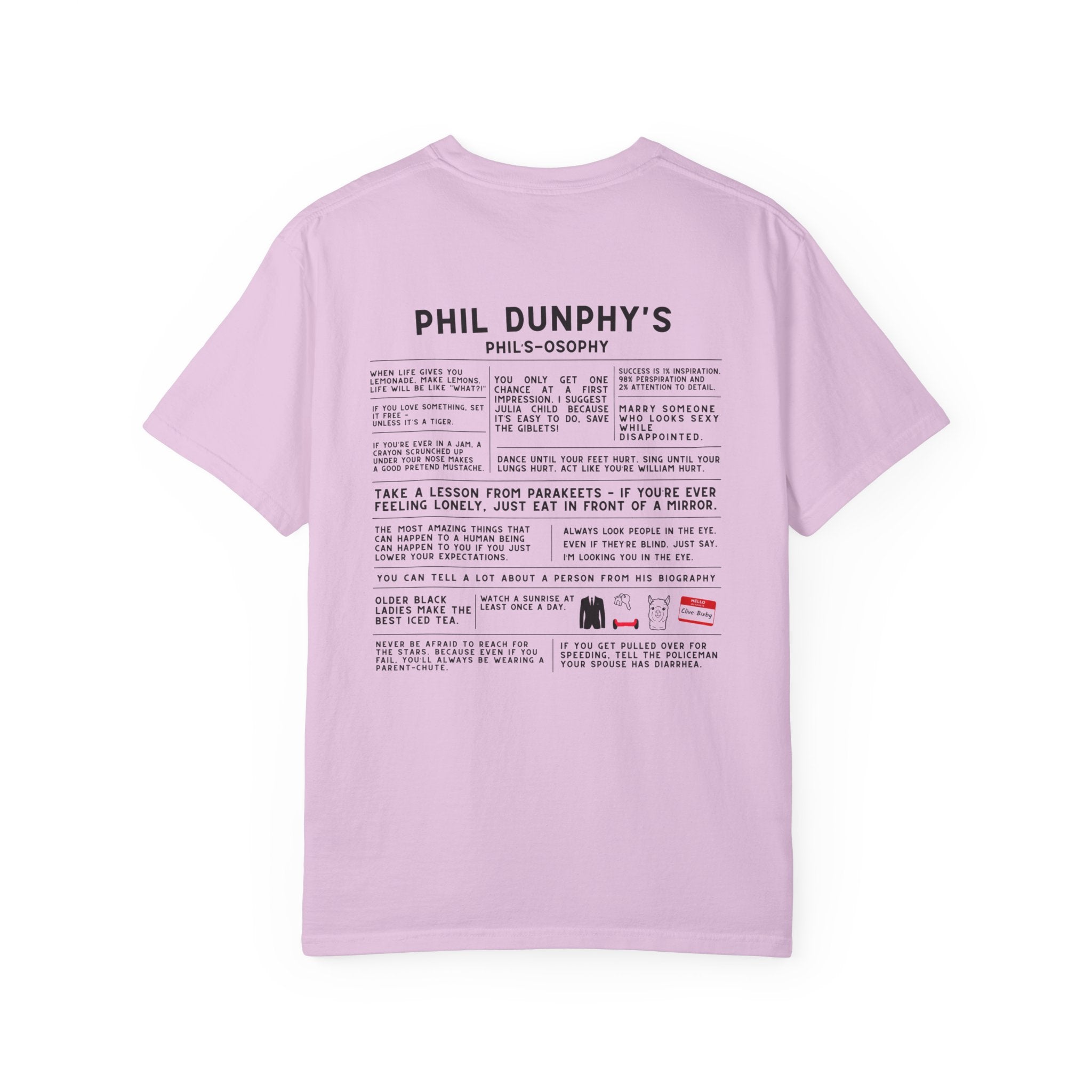 Phil's-Osophy back Print T-Shirt
