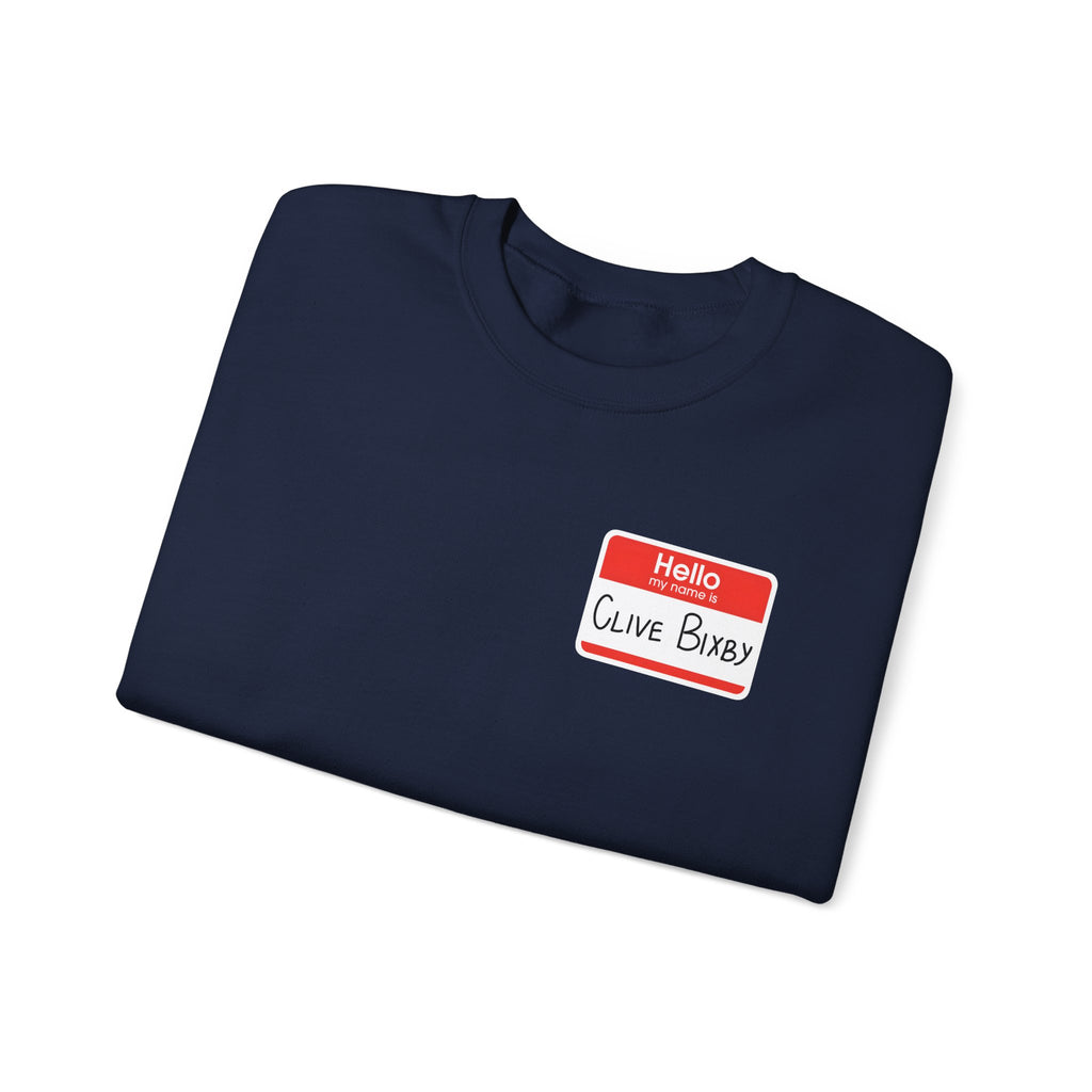 Clive Bixby Name-Tag Sweatshirt