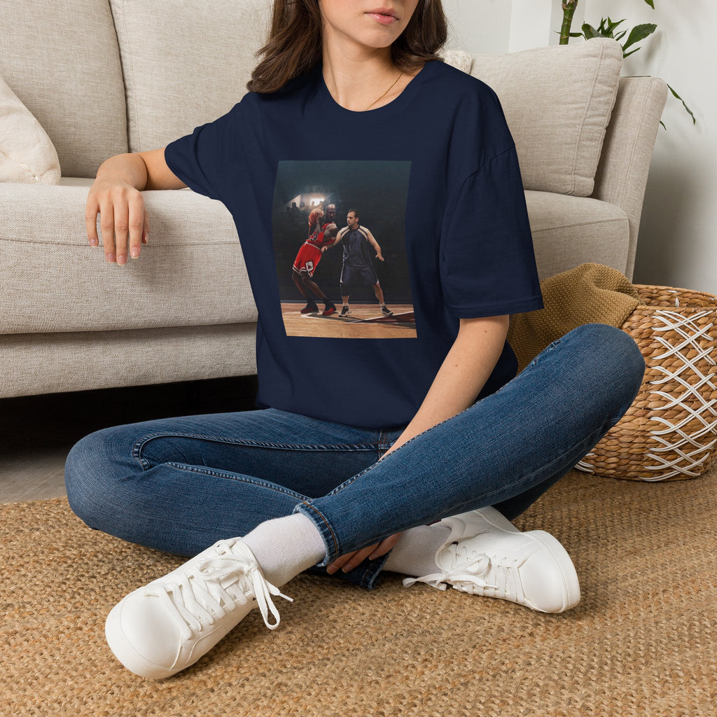 Michael vs Michael Basketball Action Tee