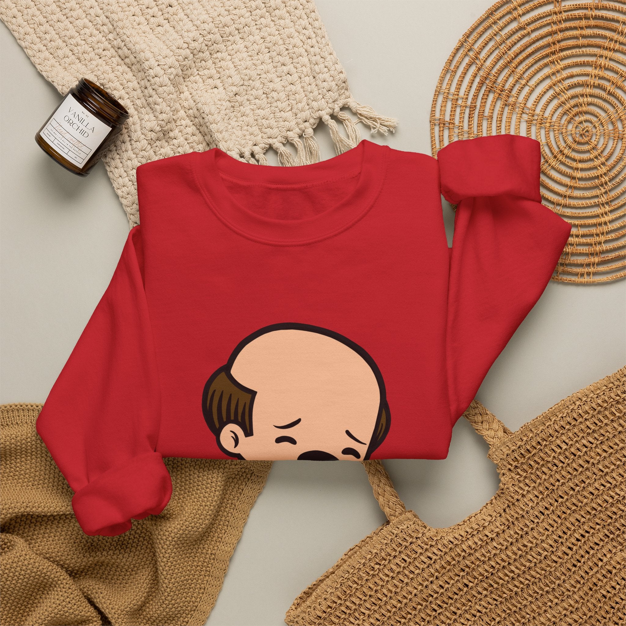 Kevin Chilli Spill Crewneck Sweatshirt