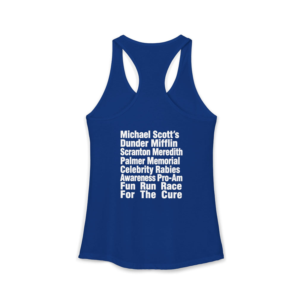 Michael Scott Fun Run Racerback TankTop
