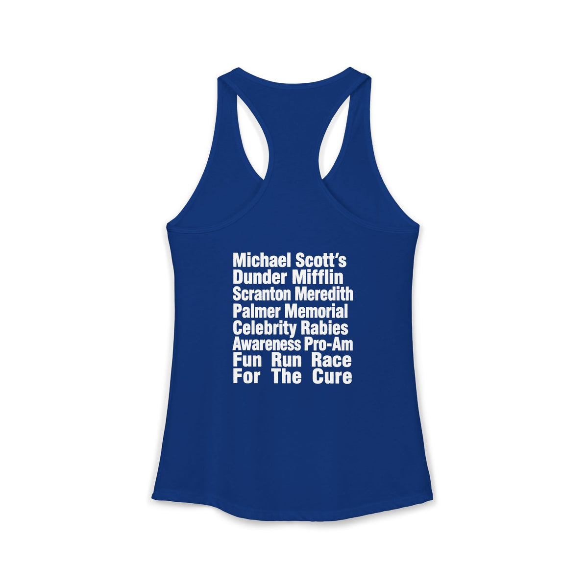 Michael Scott Fun Run Racerback TankTop
