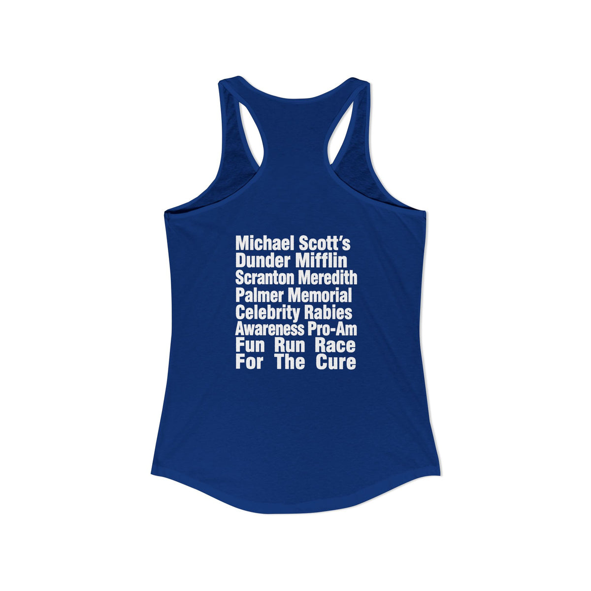 Michael Scott Fun Run Racerback TankTop