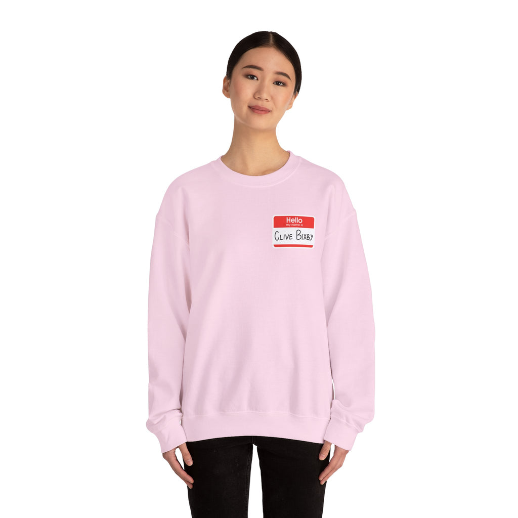 Clive Bixby Name-Tag Sweatshirt