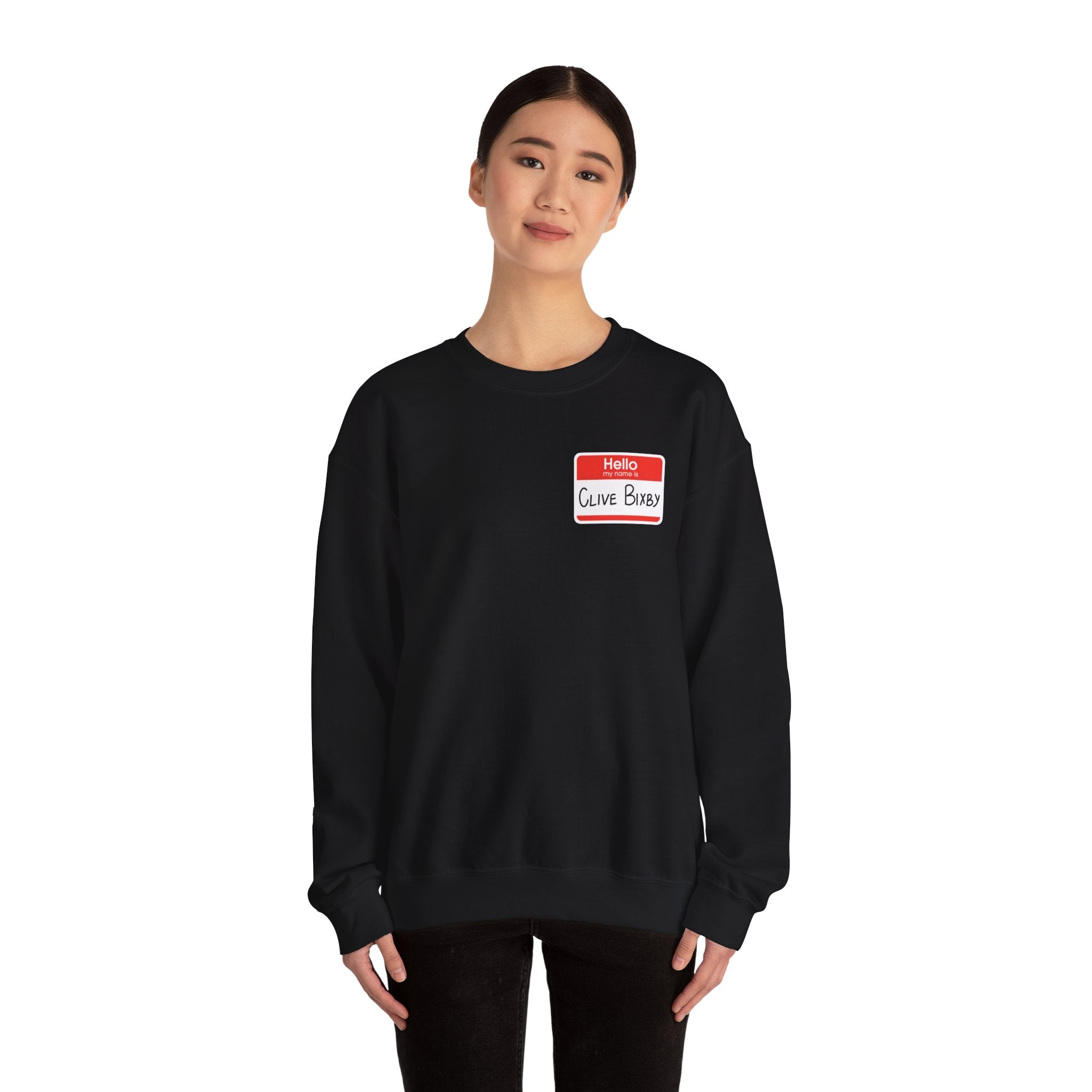 Clive Bixby Name-Tag Sweatshirt