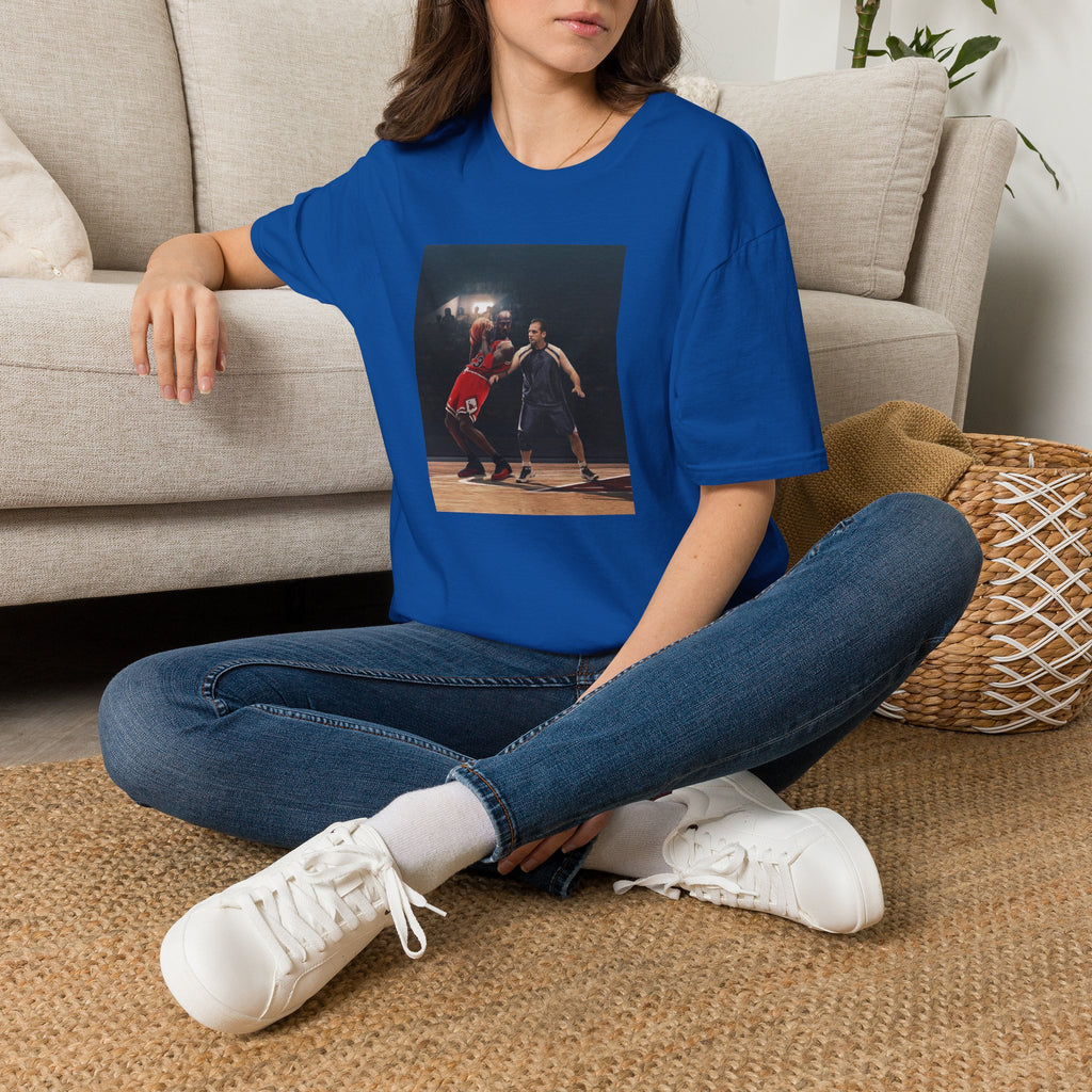 Michael vs Michael Basketball Action Tee