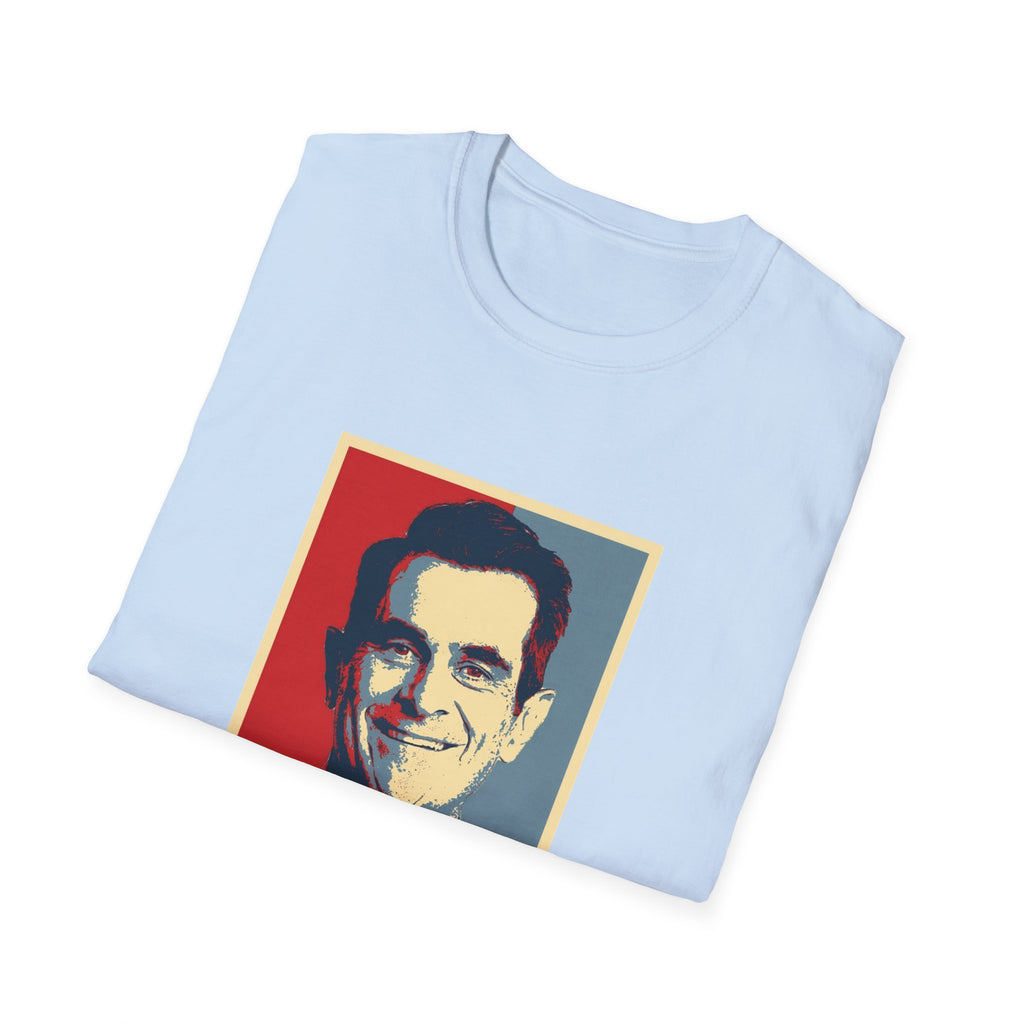 Dunphy Poster-Style Graphic T-Shirt — Retro Pop Art Portrait Tee